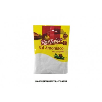 TEMPERO - REAL SABOR - 40g - SAL AMONIACO - CX50